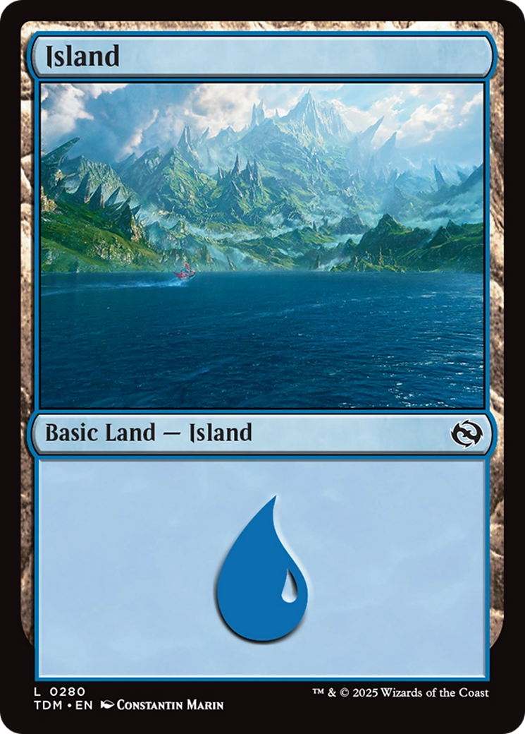 Island (0280) [Tarkir: Dragonstorm] | GnG Games
