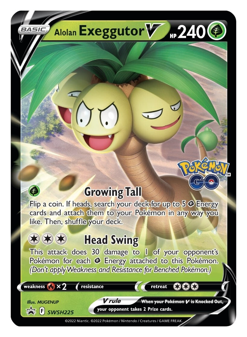 Alolan Exeggutor V (SWSH225) [Sword & Shield: Black Star Promos] | GnG Games