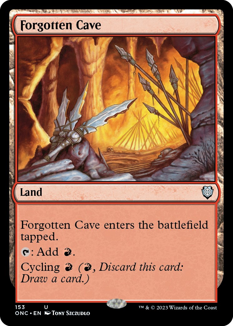 Forgotten Cave [Phyrexia: All Will Be One Commander] | GnG Games