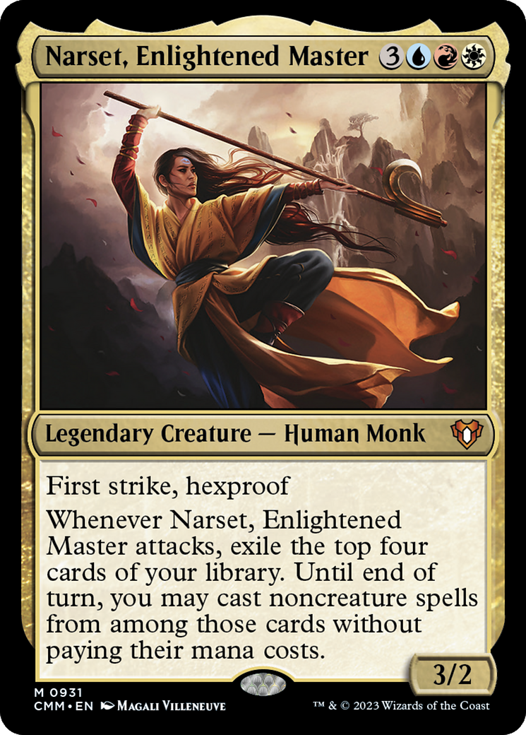 Narset, Enlightened Master [Commander Masters] | GnG Games