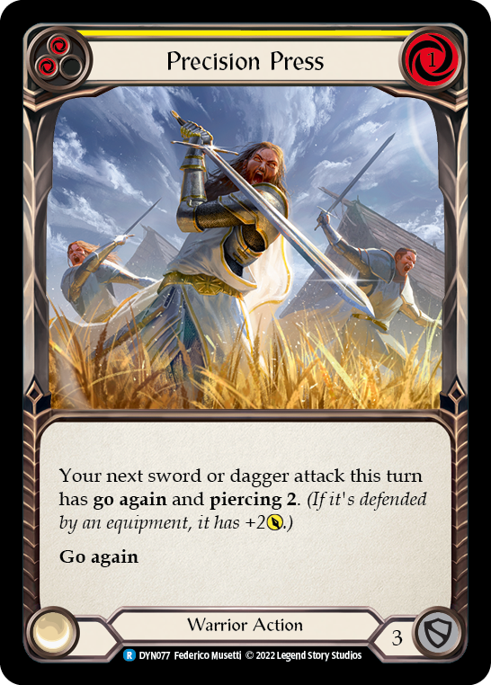 Precision Press (Yellow) [DYN077] (Dynasty) | GnG Games