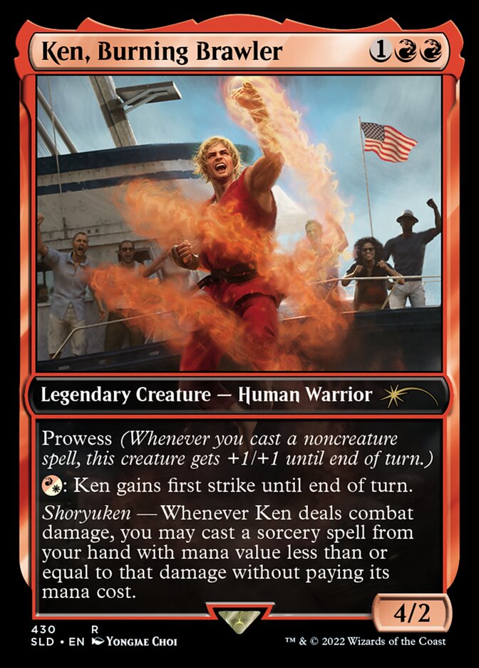 Ken, Burning Brawler [Secret Lair Drop Series] | GnG Games