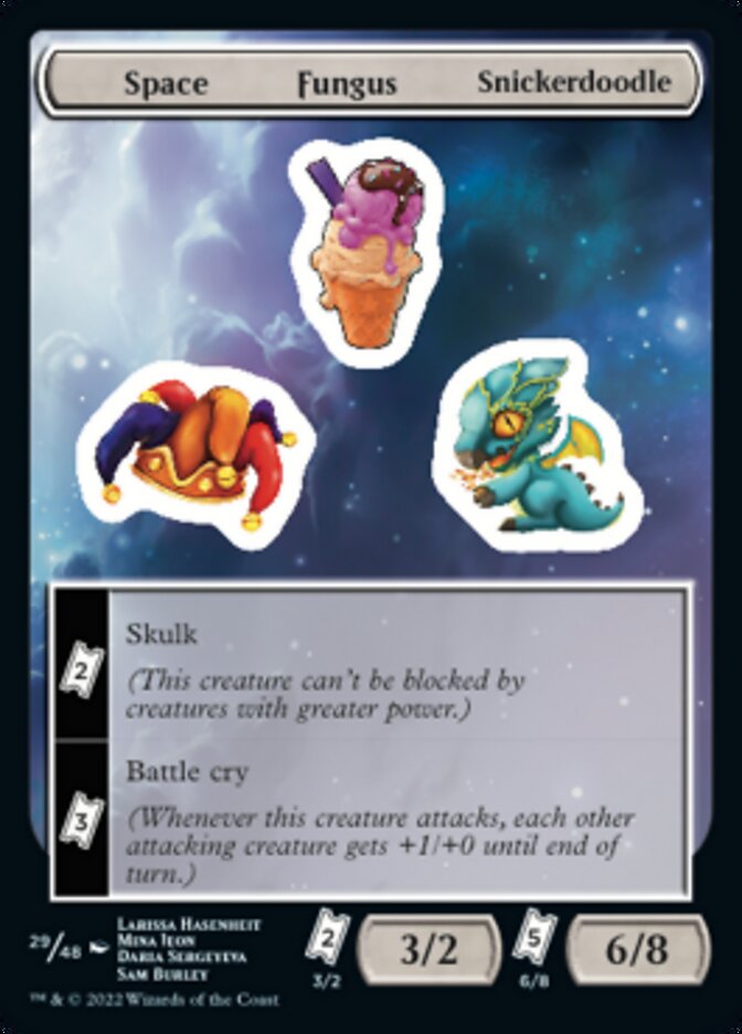 Space Fungus Snickerdoodle [Unfinity Stickers] | GnG Games