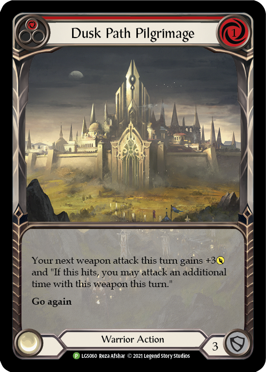 Dusk Path Pilgrimage (Red) [LGS060] (Promo)  Rainbow Foil | GnG Games