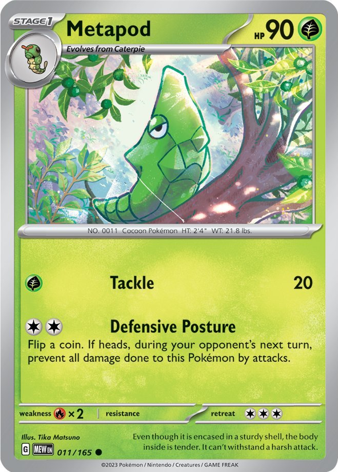 Metapod (011/165) [Scarlet & Violet 151] | GnG Games