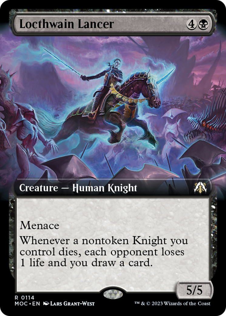 Locthwain Lancer (Extended Art) [March of the Machine Commander] | GnG Games