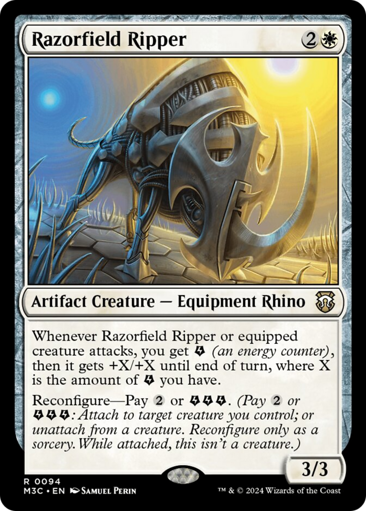 Razorfield Ripper [Modern Horizons 3 Commander] | GnG Games