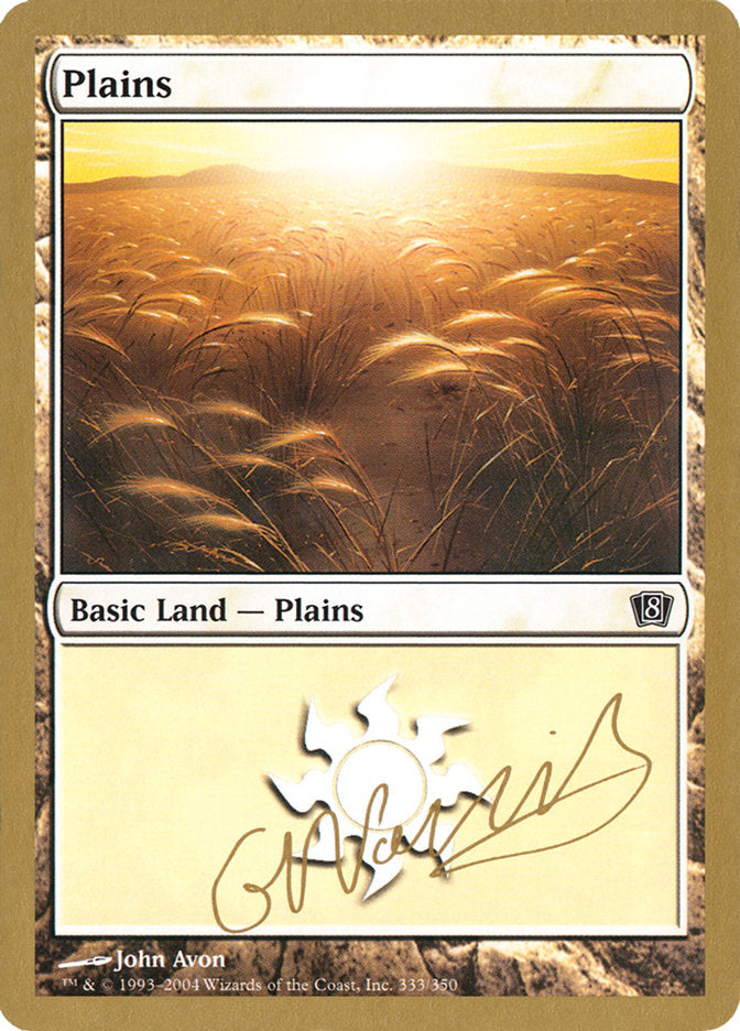 Plains (gn333) (Gabriel Nassif) [World Championship Decks 2004] | GnG Games