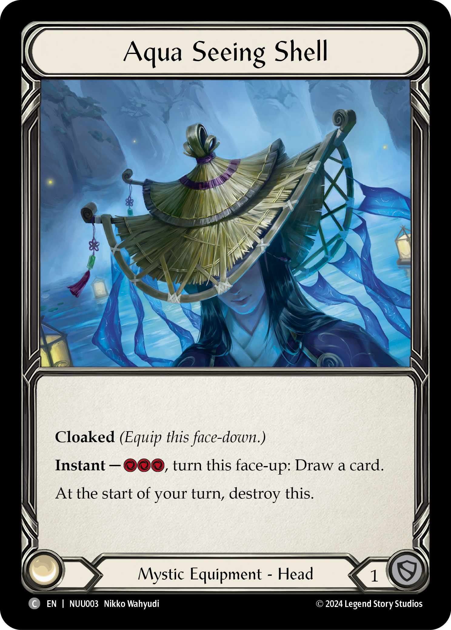 Aqua Seeing Shell [NUU003] (Part the Mistveil Nuu Blitz Deck) | GnG Games