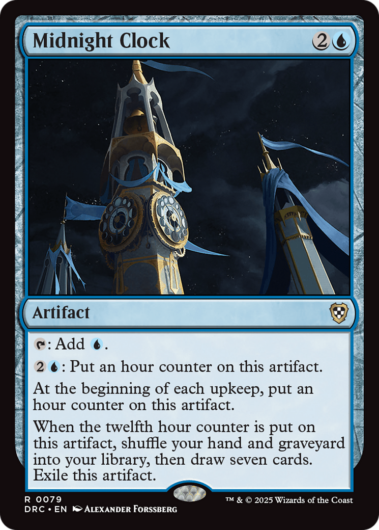 Midnight Clock [Aetherdrift Commander] | GnG Games