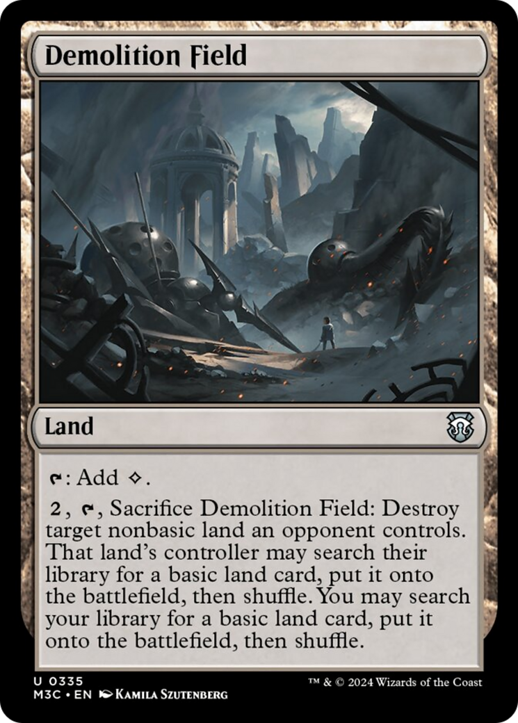 Demolition Field (Ripple Foil) [Modern Horizons 3 Commander] | GnG Games