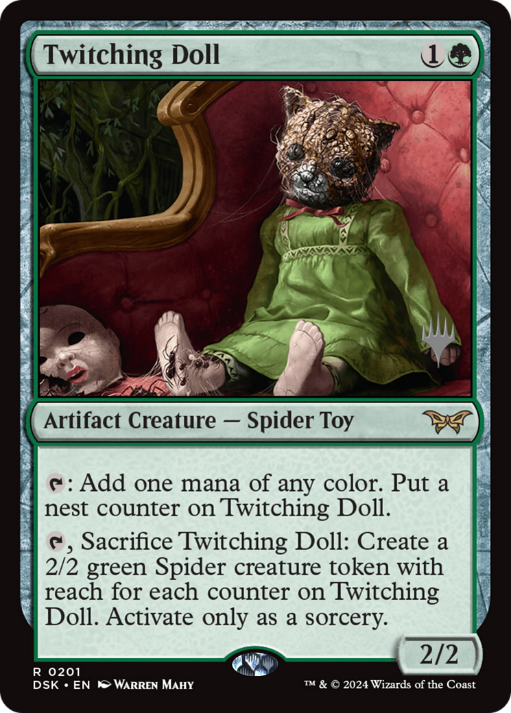 Twitching Doll (Promo Pack) [Duskmourn: House of Horror Promos] | GnG Games