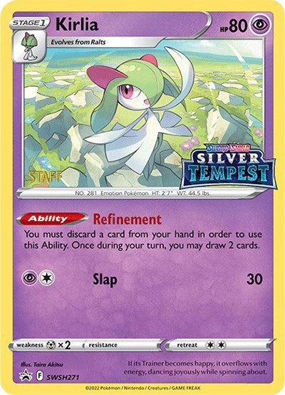 Kirlia (SWSH271) (Prerelease) (Staff) [Sword & Shield: Black Star Promos] | GnG Games