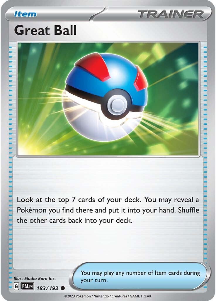 Great Ball (183/193) [Scarlet & Violet: Paldea Evolved] | GnG Games