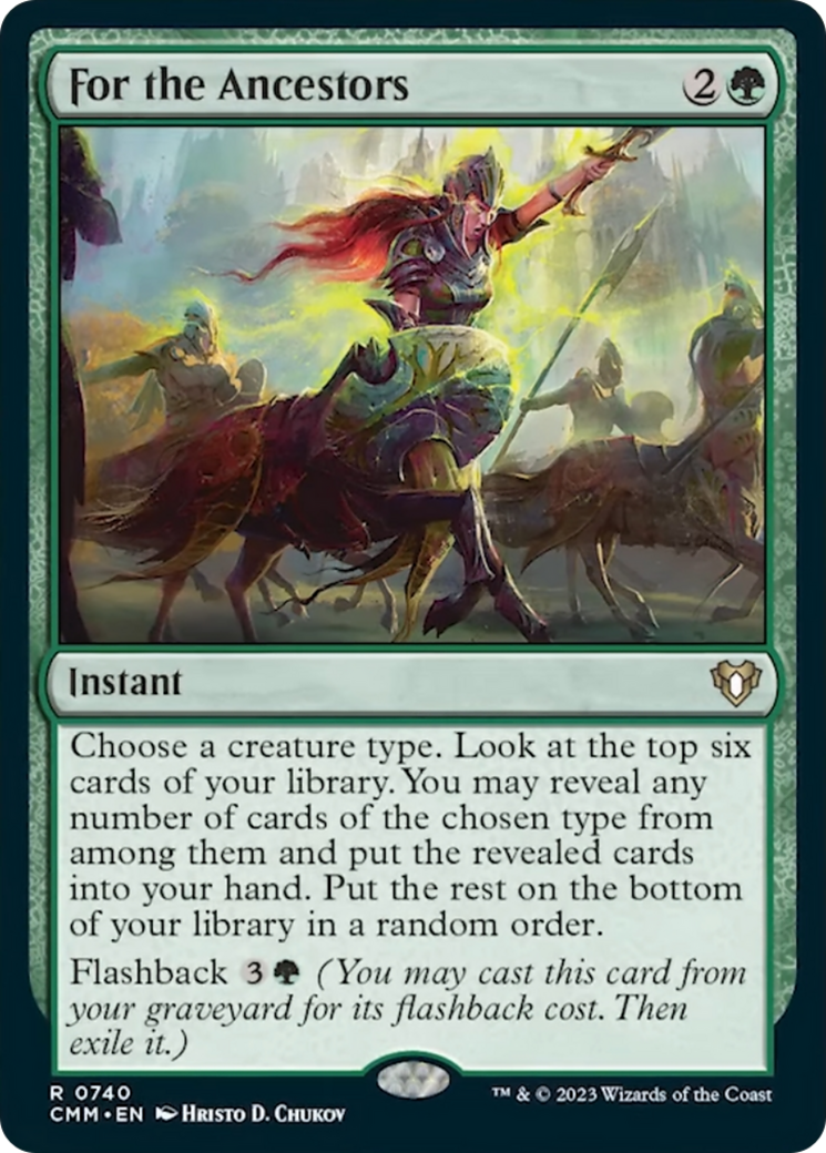 For the Ancestors [Commander Masters] | GnG Games