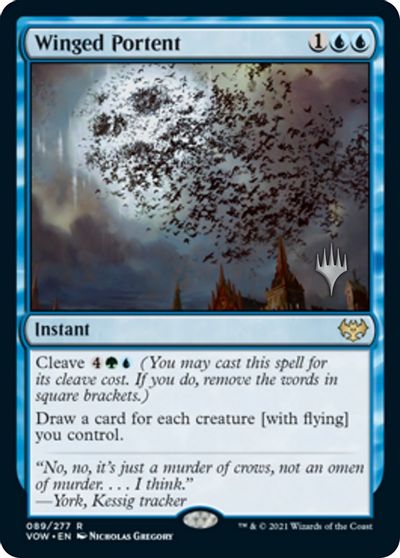 Winged Portent (Promo Pack) [Innistrad: Crimson Vow Promos] | GnG Games