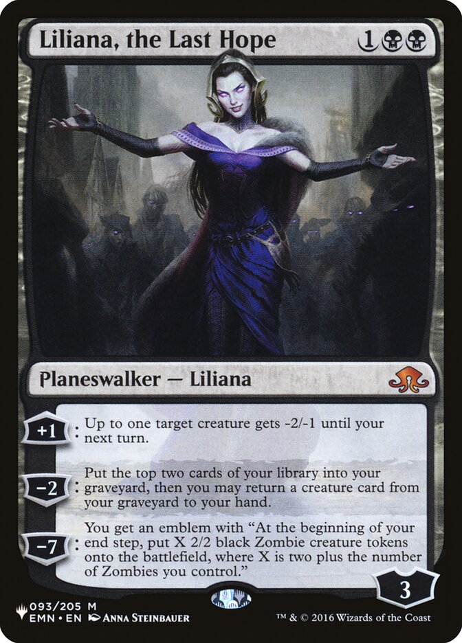 Liliana, the Last Hope [The List] | GnG Games