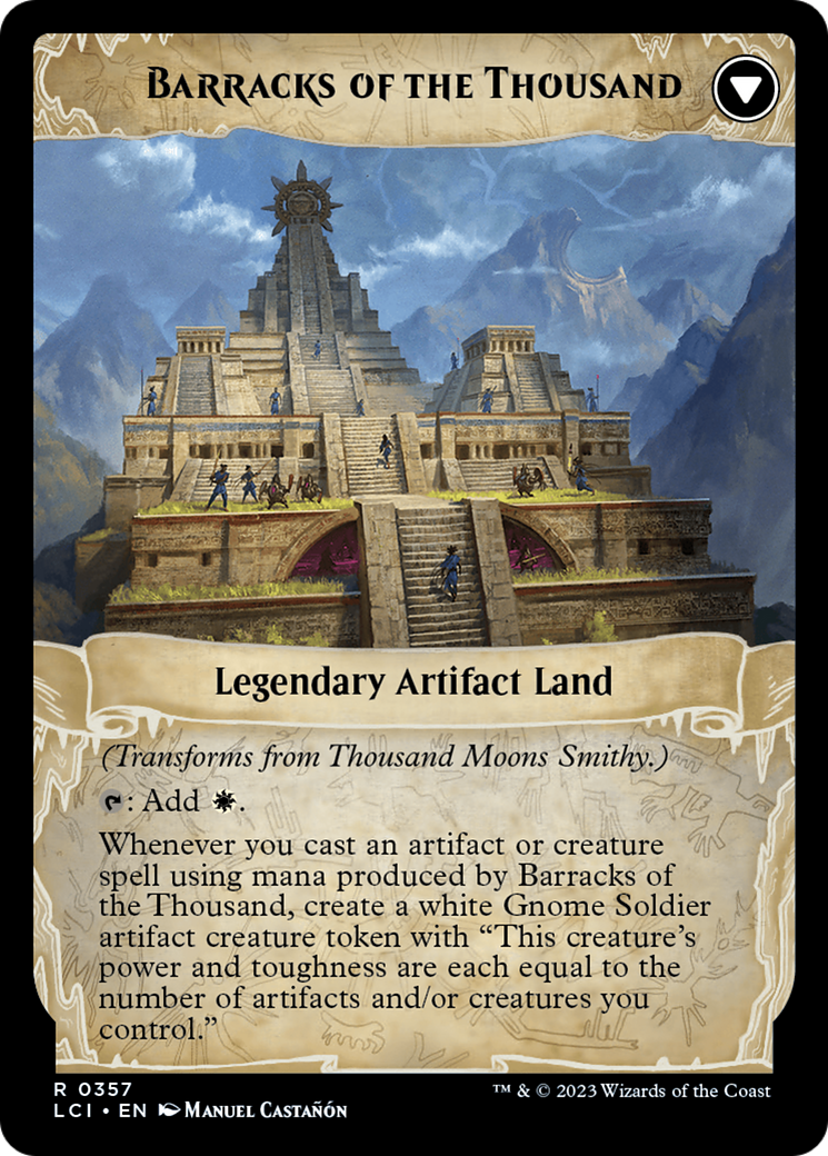 Thousand Moons Smithy (Extended Art) // Barracks of the Thousand [The Lost Caverns of Ixalan] | GnG Games