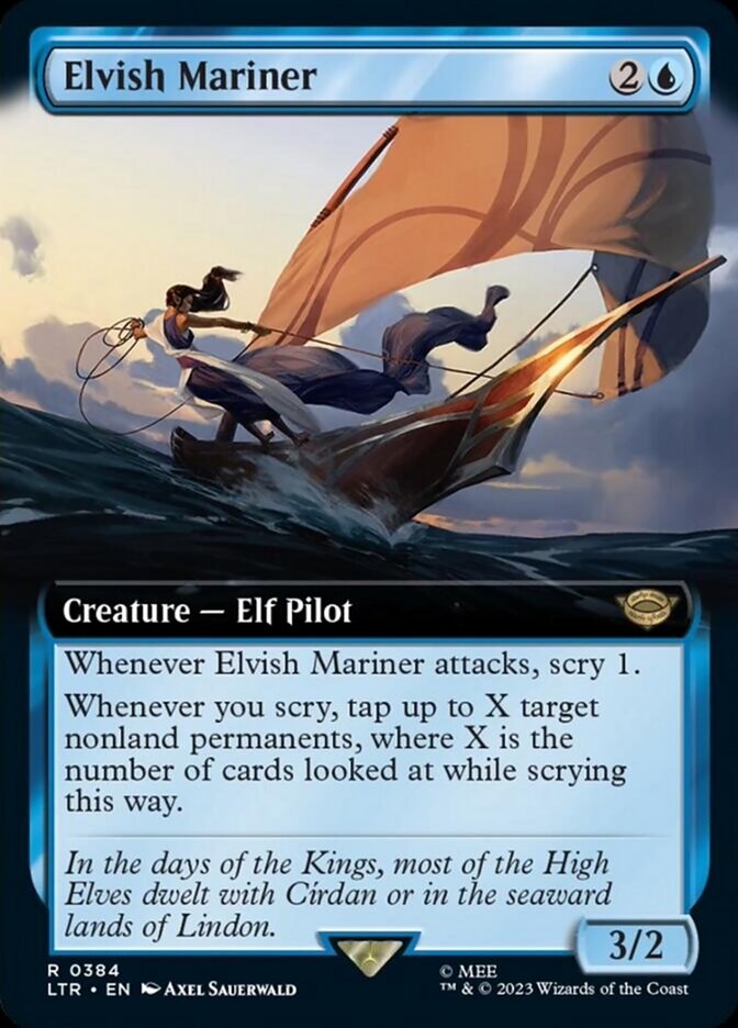 Elvish Mariner (Extended Art) [The Lord of the Rings: Tales of Middle-Earth] | GnG Games