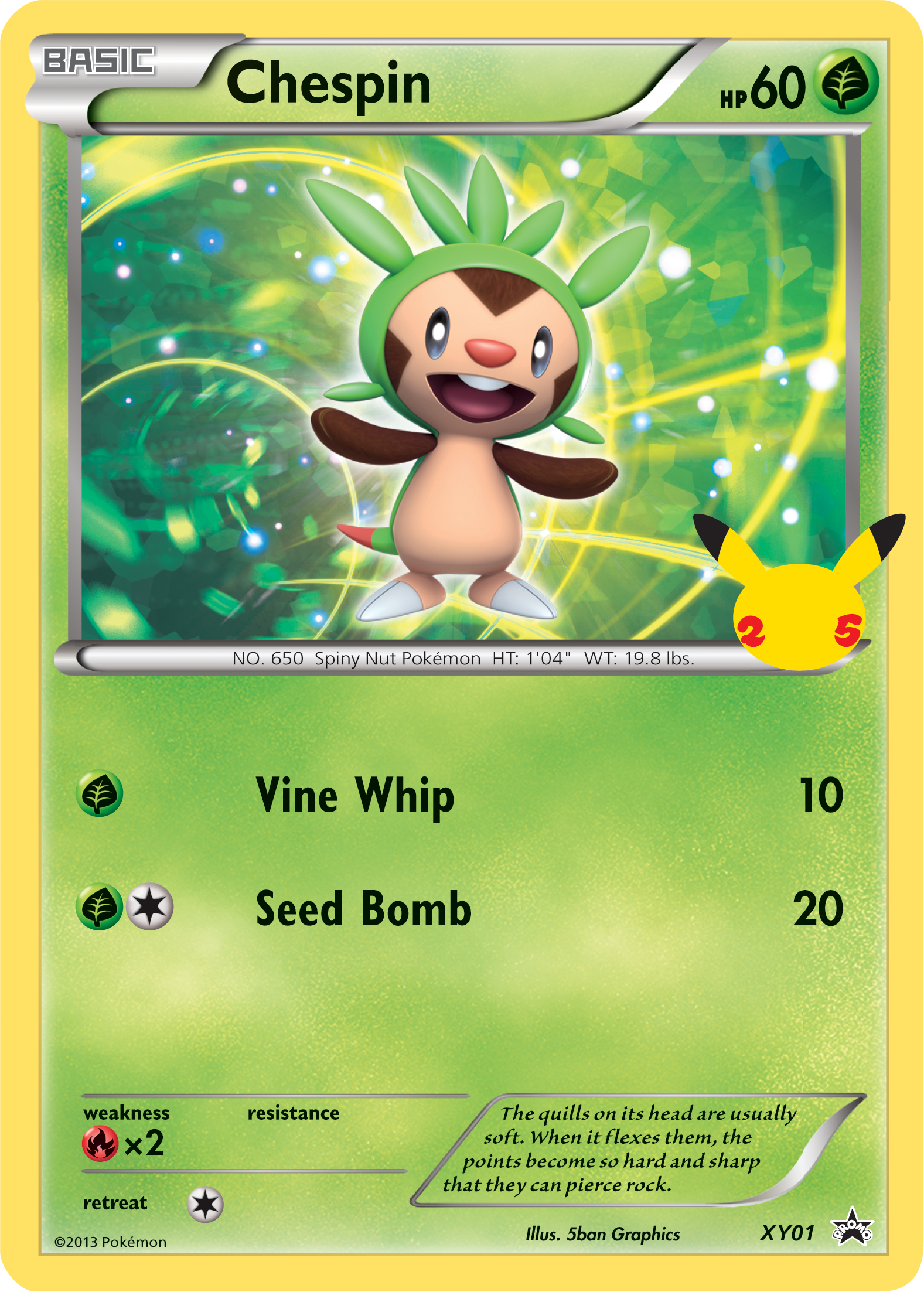 Chespin (XY01) (Jumbo Card) [First Partner Pack] | GnG Games