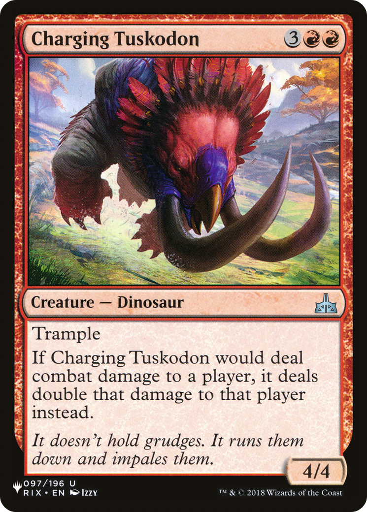 Charging Tuskodon [The List] | GnG Games