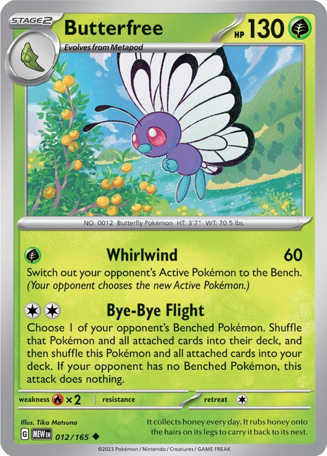 Butterfree (012/165) [Scarlet & Violet 151] | GnG Games