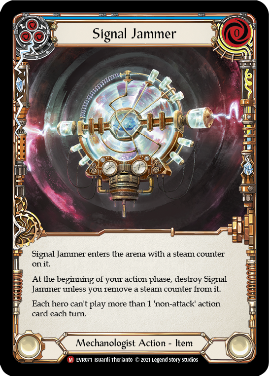 Signal Jammer [EVR071] (Everfest)  1st Edition Rainbow Foil | GnG Games