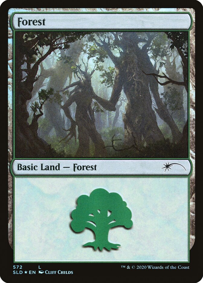 Forest (Tree Hugging) (572) [Secret Lair Drop Promos] | GnG Games