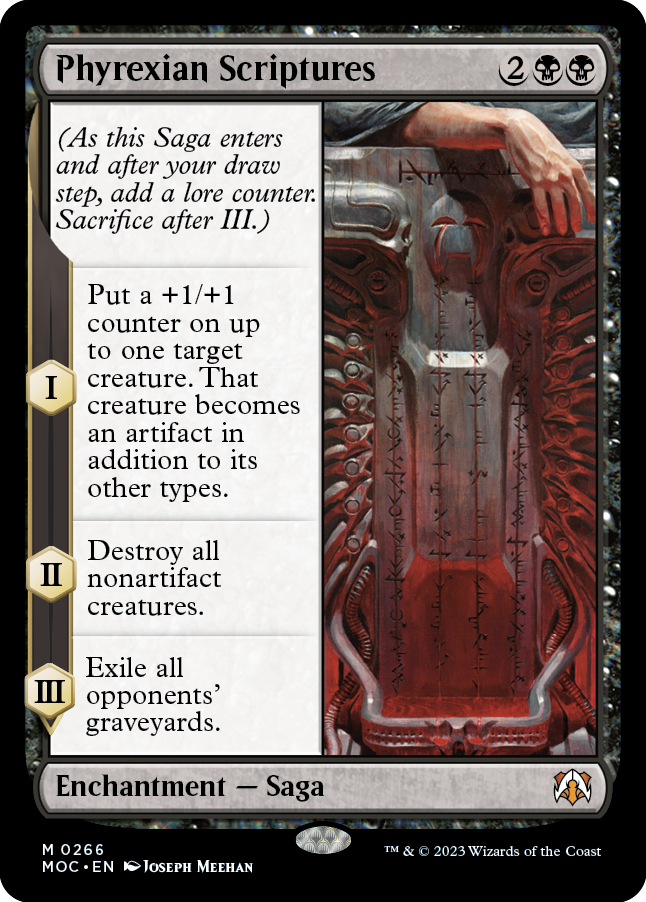 Phyrexian Scriptures [March of the Machine Commander] | GnG Games