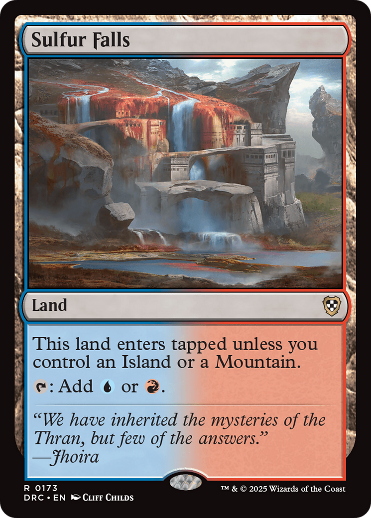 Sulfur Falls [Aetherdrift Commander] | GnG Games