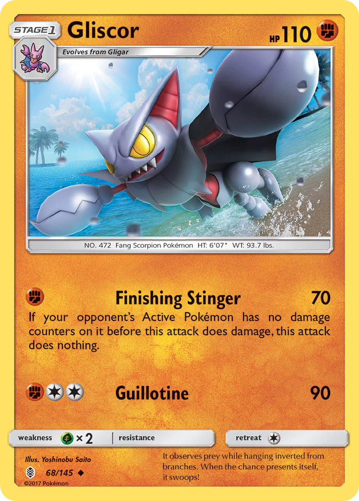 Gliscor (68/145) [Sun & Moon: Guardians Rising] | GnG Games