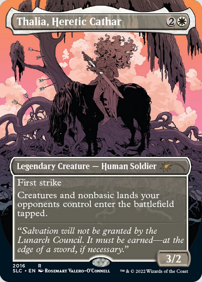 Thalia, Heretic Cathar (Borderless) [Secret Lair Countdown Kit] | GnG Games