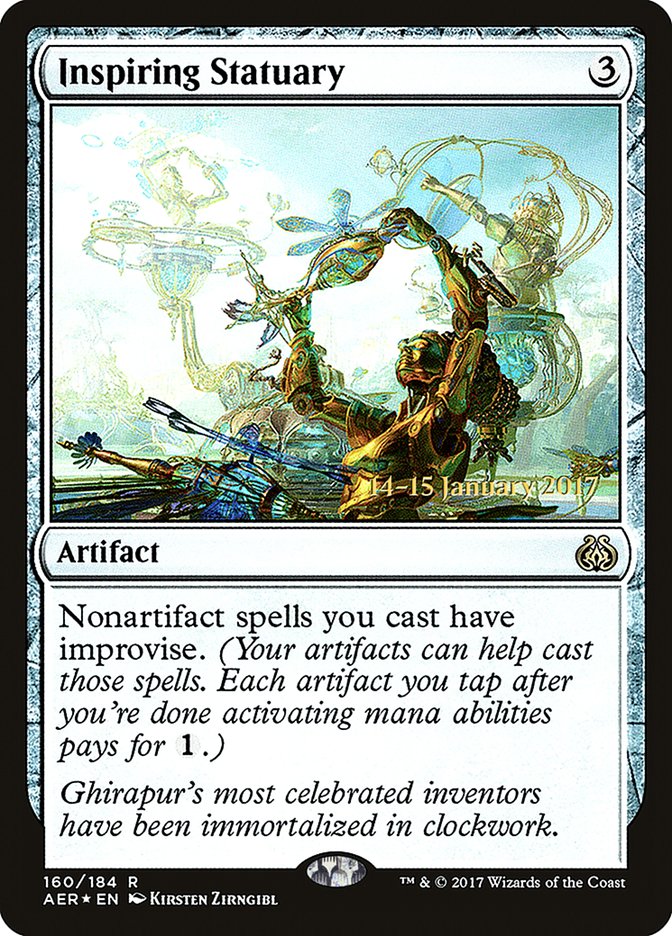 Inspiring Statuary [Aether Revolt Prerelease Promos] | GnG Games