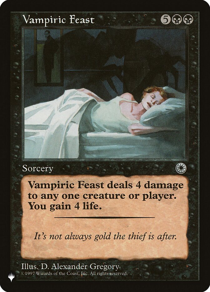 Vampiric Feast [The List] | GnG Games