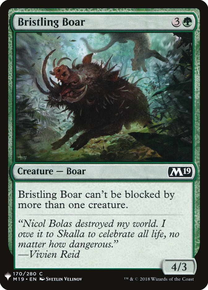 Bristling Boar [Mystery Booster] | GnG Games