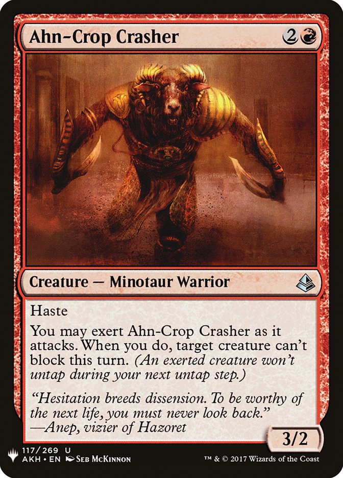 Ahn-Crop Crasher [Mystery Booster] | GnG Games