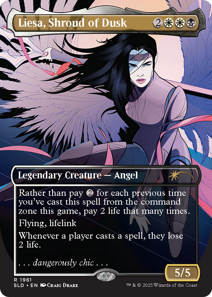 Liesa, Shroud of Dusk (Rainbow Foil) [Secret Lair Drop Series] | GnG Games