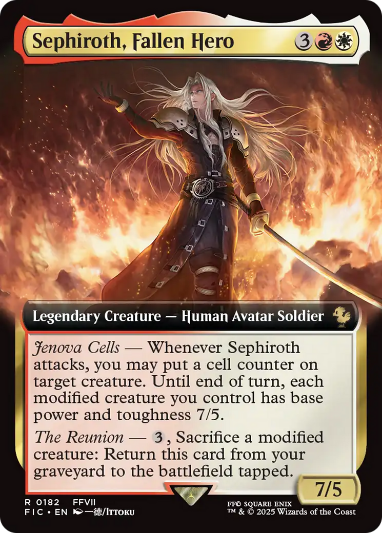 Sephiroth, Fallen Hero (Extended Art) [FINAL FANTASY Commander] | GnG Games