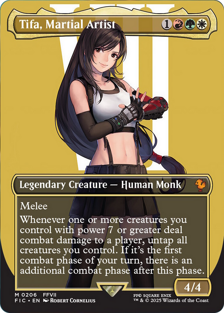 Tifa, Martial Artist (Borderless) [FINAL FANTASY Commander] | GnG Games