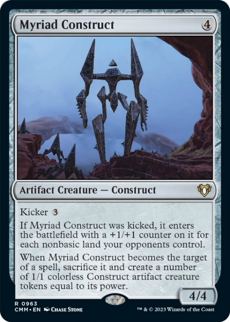 Myriad Construct [Commander Masters] | GnG Games