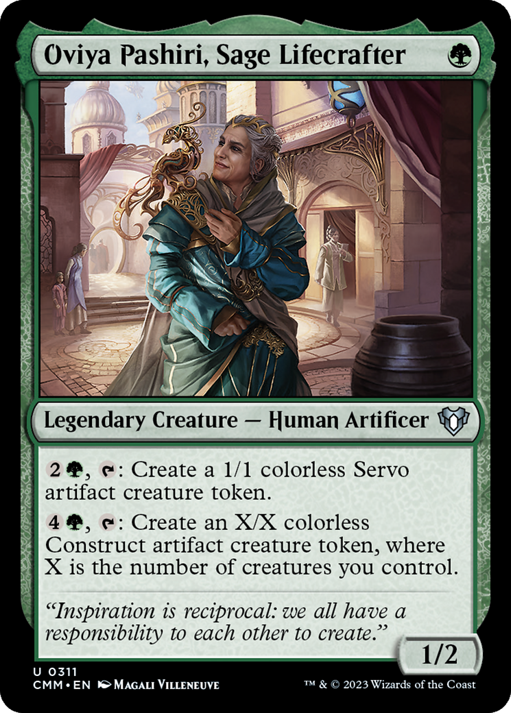 Oviya Pashiri, Sage Lifecrafter [Commander Masters] | GnG Games