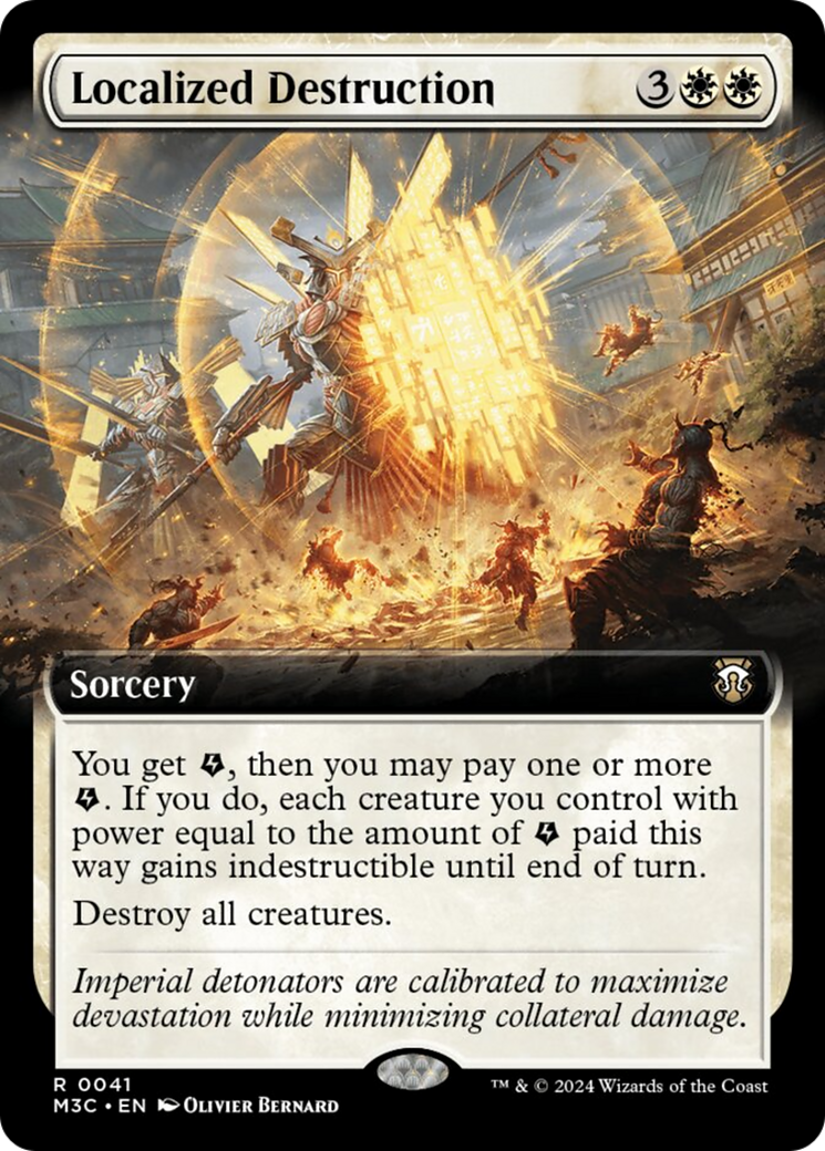 Localized Destruction (Extended Art) (Ripple Foil) [Modern Horizons 3 Commander] | GnG Games