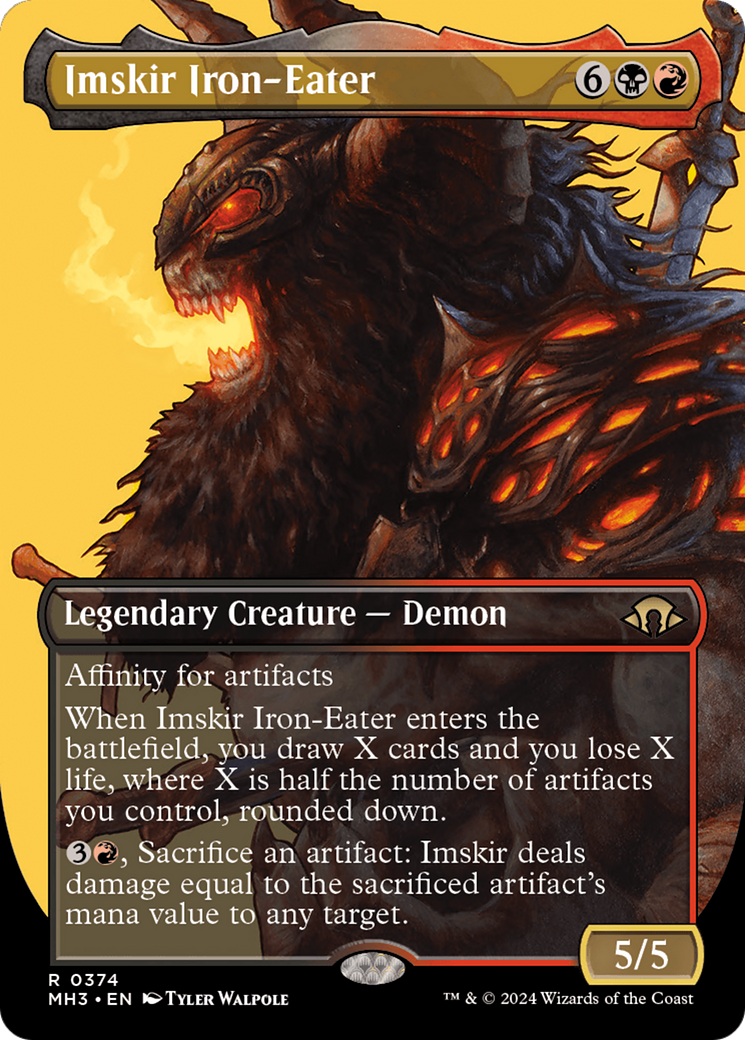 Imskir Iron-Eater (Borderless) [Modern Horizons 3] | GnG Games