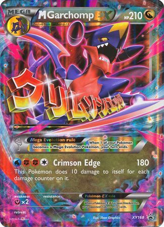 M Garchomp EX (XY168) (Jumbo Card) [XY: Black Star Promos] | GnG Games