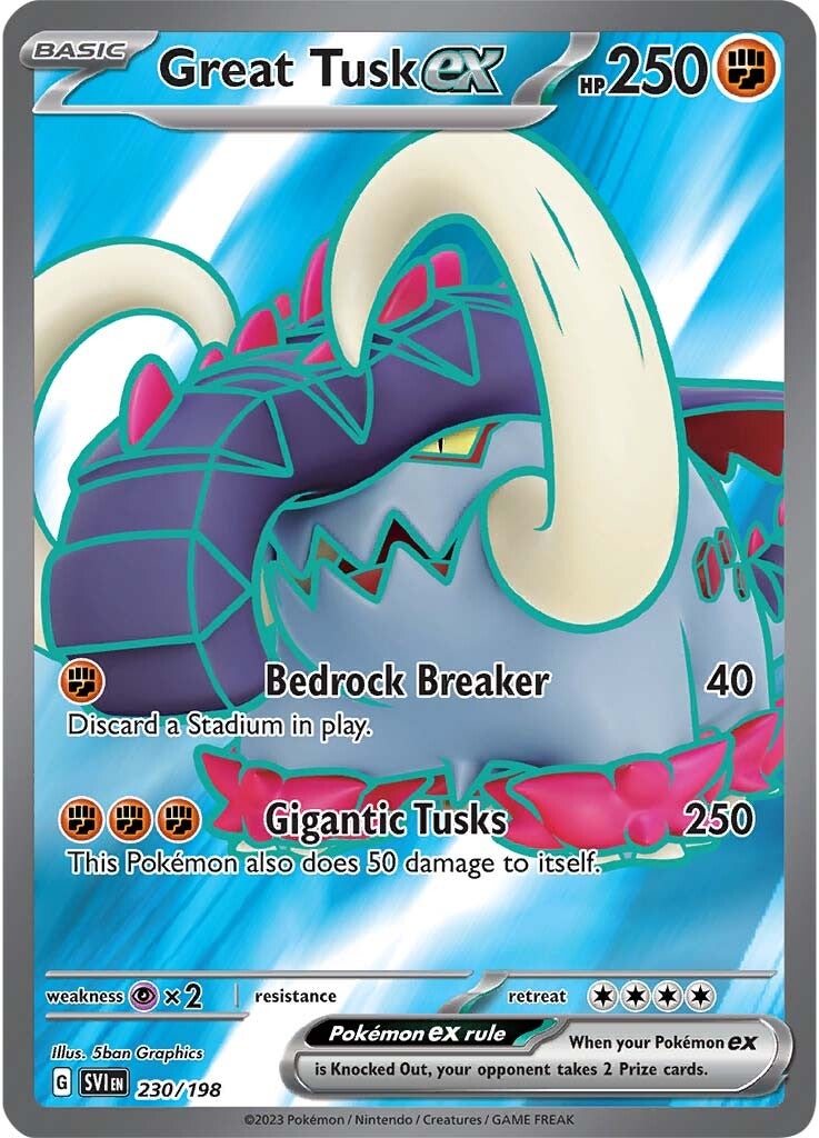 Great Tusk ex (230/198) [Scarlet & Violet: Base Set] | GnG Games