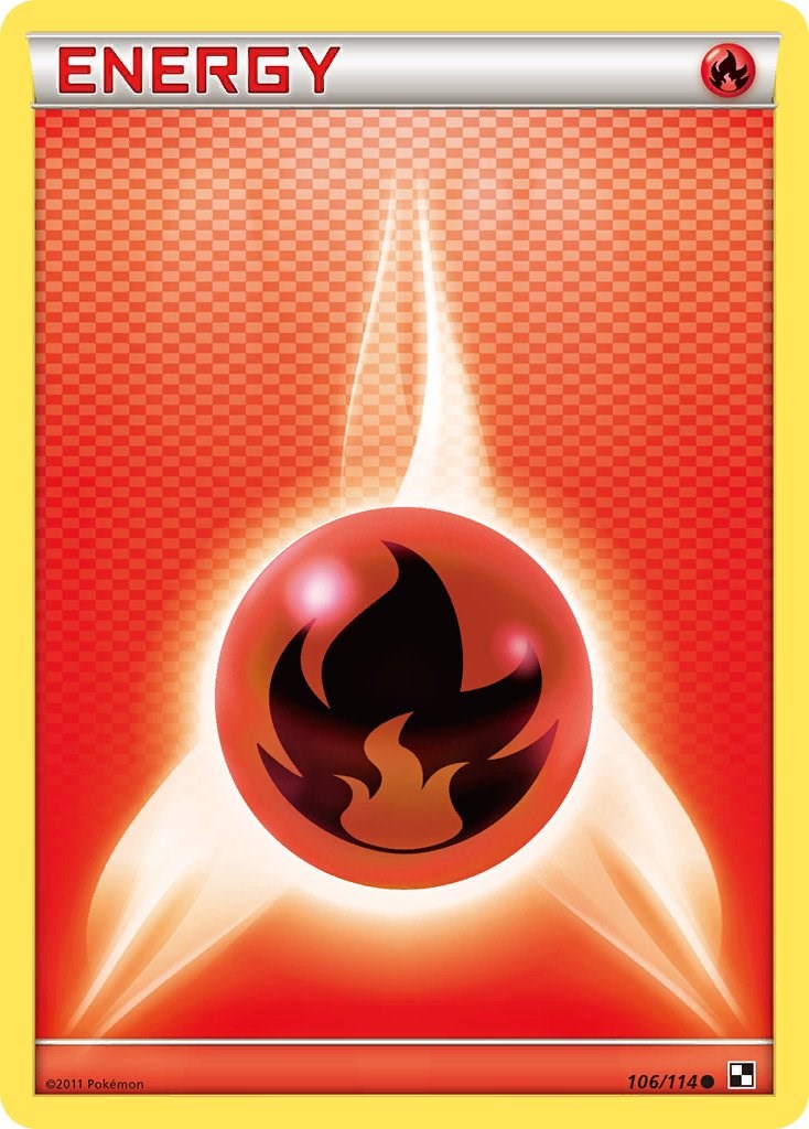 Fire Energy (106/114) [Black & White: Base Set] | GnG Games