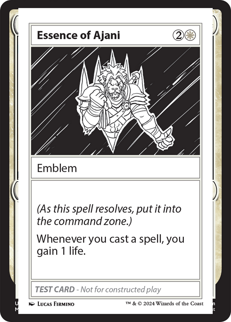 Essence of Ajani [Mystery Booster 2 Playtest Cards] | GnG Games