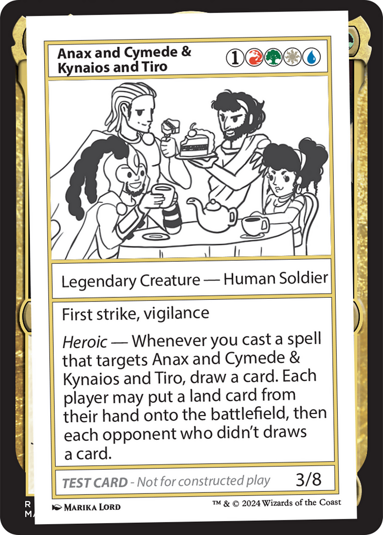 Anax and Cymede & Kynaios and Tiro [Mystery Booster 2 Playtest Cards] | GnG Games