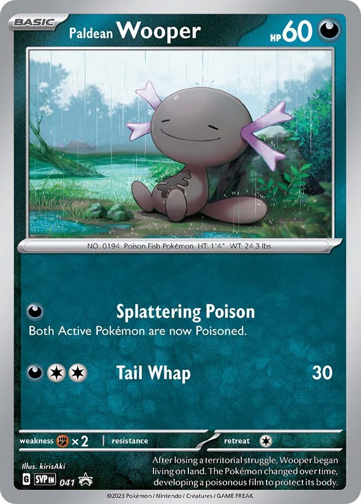 Paldean Wooper (041) [Scarlet & Violet: Black Star Promos] | GnG Games