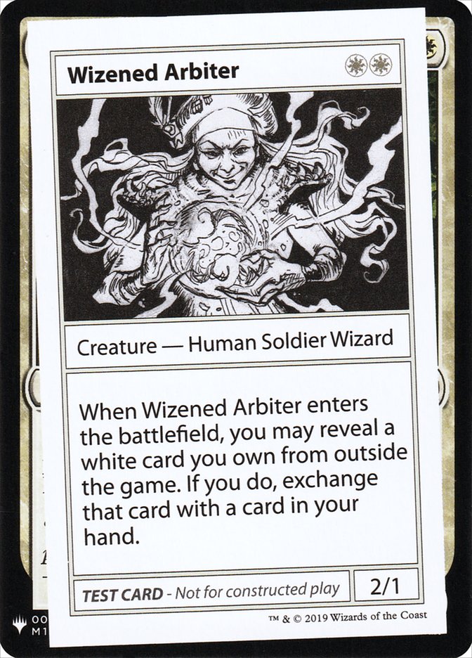 Wizened Arbiter [Mystery Booster Playtest Cards] | GnG Games